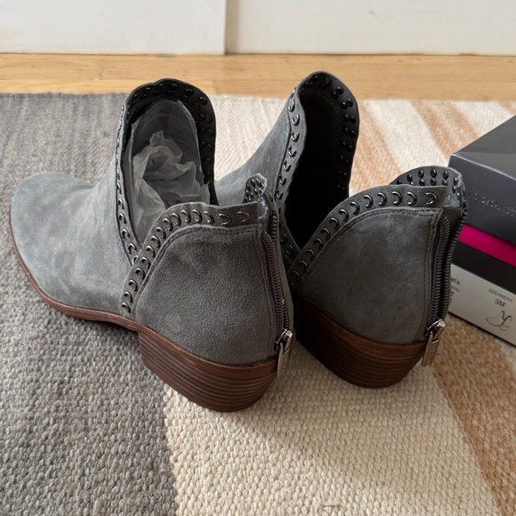 Vince Camuto Charcoal Ankle Booties - Picture 3 of 4